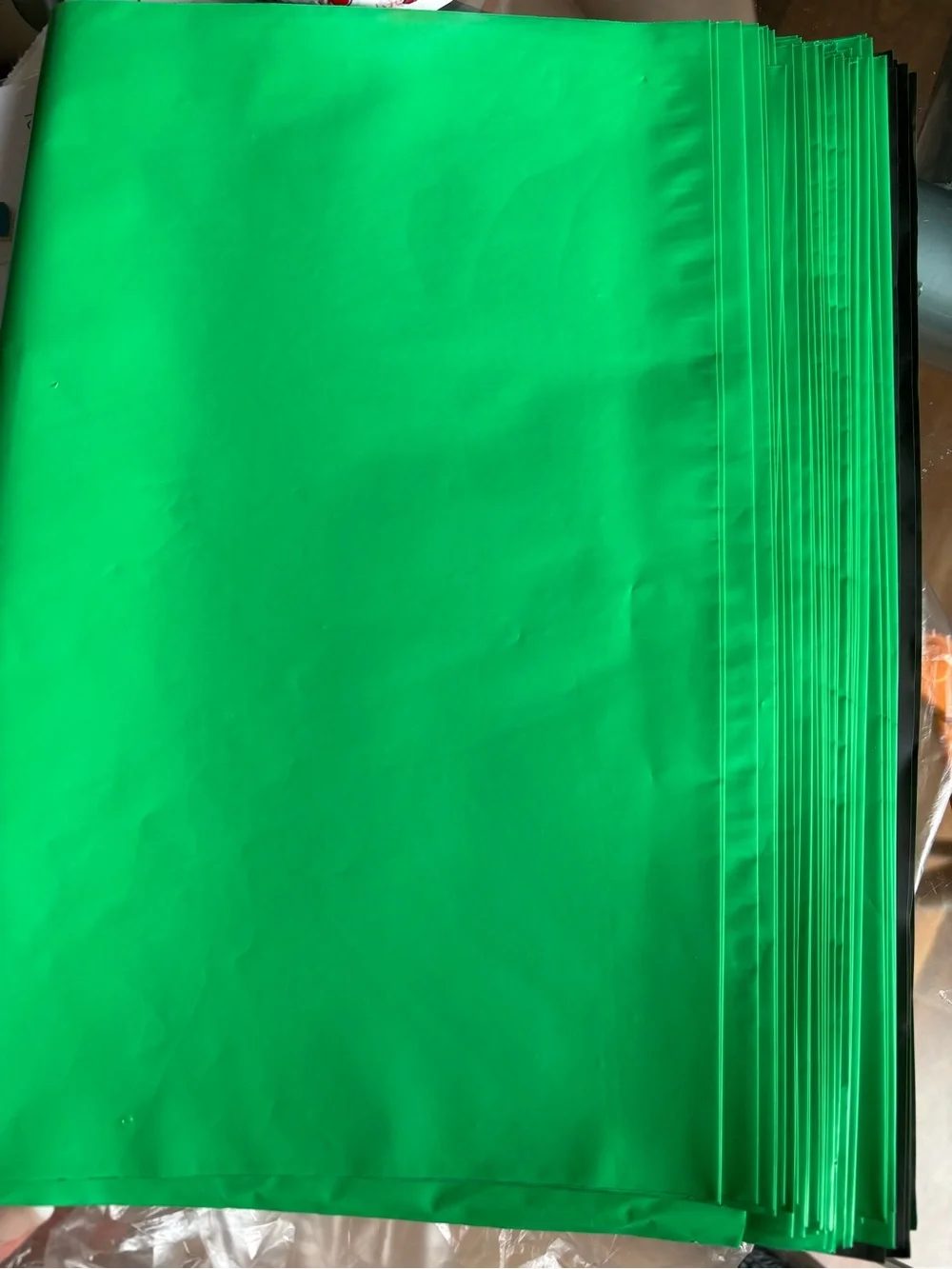 Green 12 x 15.5” BUNDLE OF 25 Poly Mailers